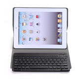 Universal Ultra-Thin Tablet Case With Bluetooth Keyboard For Ipad 4 / 3 / 2 - Horizontal Flip - Blue