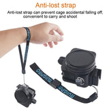 Aluminum Protective Cage with Insurance Frame and 52mm Uv Lens for Gopro Hero7 / 6 / 5 - Blue