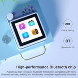 8Gb Bluetooth Mp3 Music Video Player - Blue