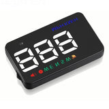 3.5 Inch Car Hud With Gps 2 Display Modes Light Sensors Speed & Compass Speed Alarm - Green Light