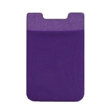 Lycra Phone Card Holder Stretch Back Sticker Wallet For Cards Bus Pass Bank Fits Most Phones - Gold