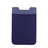 Lycra Phone Card Holder Stretch Back Sticker Wallet For Cards Bus Pass Bank Fits Most Phones - Gold