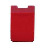 Lycra Phone Card Holder Stretch Back Sticker Wallet For Cards Bus Pass Bank Fits Most Phones - Gold