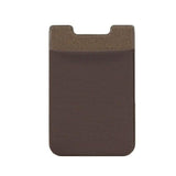 Lycra Phone Card Holder Stretch Back Sticker Wallet For Cards Bus Pass Bank Fits Most Phones - Gold