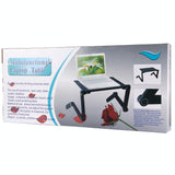 Adjustable Foldable Laptop Stand - Portable 360 Degree Aluminum - Magenta