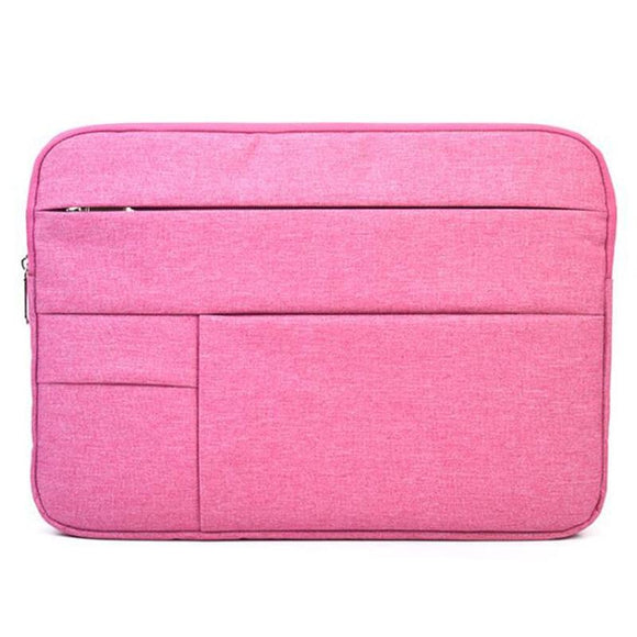 14 Laptop Tablet Bag with Multiple Pockets - Portable & Durable - Magenta