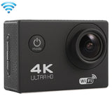 170 Degree Wide Angle Wifi Action Camera with Waterproof Case - Supports 64gb Micro Sd - Magenta