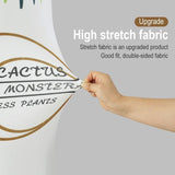 185 x 40 Cm Elastic Cloth Cabinet Air Conditioner Dust Cover - Golden Frame Leaves