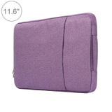 Universal Denim Laptop Case for 11.6 Notebooks - Portable and Stylish - Fits Macbook Air - 32.2x21.8x2cm - Purple