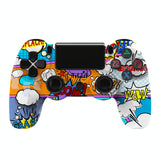 Wireless Bluetooth Game Controller for Ps4 with Dual Vibration and Light Strip - Cloud