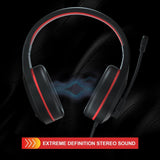 3.5Mm Noise-Canceling Gaming Headset With Retractable Mic - Purple