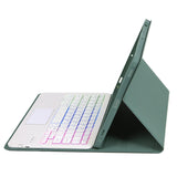 2022 Ipad 10.9 Lambskin Keyboard Case With Backlight & Pen Slot - Purple