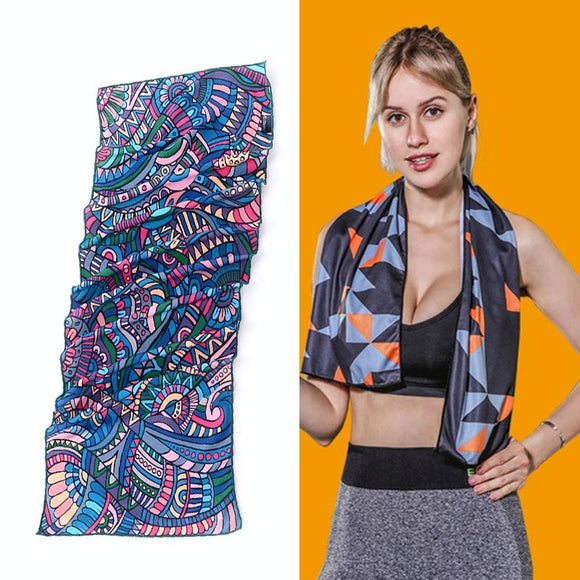 Quick Drying Gym Towel For Sports - Colourful