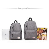 Multi-function Canvas Laptop Backpack - Fits 15.6 Macbook Samsung Sony Dell Alienware Chuwi Asus Hp - 42x29x13cm - Red