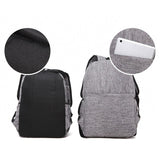 Multi-function Canvas Laptop Backpack - Fits 15.6 Macbook Samsung Sony Dell Alienware Chuwi Asus Hp - 42x29x13cm - Red