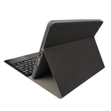 10.2 Ipad Keyboard Case With Touchpad Pen Slot & Bracket - Detachable Magnetic Silk Pattern Tpu - Red