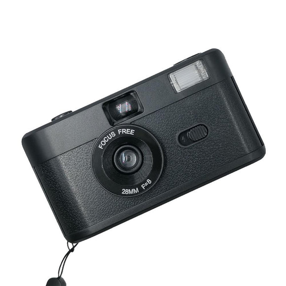 Retro Manual Reusable Film Camera for Kids - no Film - Black