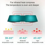 Pangao Smart Neck Massager Pulse Physiotherapy Device - Red