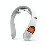Pangao Smart Neck Massager Pulse Physiotherapy Device - Red