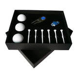 Complete Golf Gift Set 11-in-1 Tees Divot Tool and 3 Balls - Red