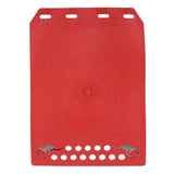 2 Pcs Premium Heavy Duty Molded Splash Mud Flaps Auto Front And Rear Fender Guard Small Size Random Pattern Delivery - Red