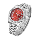 Waterproof Quartz Watch for Fashionable Life - Red
