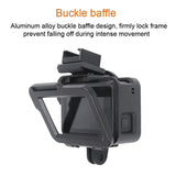 Aluminum Protective Cage with Insurance Frame and 52mm Uv Lens for Gopro Hero7 / 6 / 5 - Red