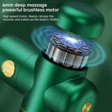 4-Head Portable Muscle Massage Gun For Sports - Red