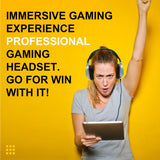 3.5Mm Noise-Canceling Gaming Headset With Retractable Mic 2M Cable - Black Red