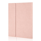 10.2 Ipad Keyboard Case With Touchpad Pen Slot & Bracket - Detachable Magnetic Silk Pattern Tpu - Black