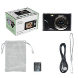 36mp 2.7k Full Hd Digital Camera with 16x Zoom for Children - 2.4 Inch Screen - Silver