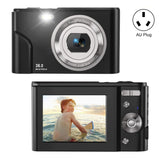 36mp 2.7k Full Hd Digital Camera with 16x Zoom for Children - 2.4 Inch Screen - Silver