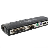 8-Port Usb 2.0 Docking Station With Multiple Ports Black - Silver