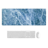 Marble Rubber Mouse Pad Durable & Stylish - Rainbow Marble