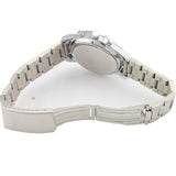 Stylish Metal Band Wrist Watch - Silver