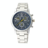 Stylish Metal Band Wrist Watch - Silver