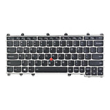 Backlit us Keyboard for Lenovo Thinkpad Yoga 260 / 370 / X380 - Silver