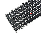 Backlit us Keyboard for Lenovo Thinkpad Yoga 260 / 370 / X380 - Silver