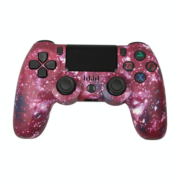Wireless Bluetooth Game Controller for Ps4 with Dual Vibration and Light Strip - Fantastic Purple