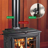 Eco-friendly Heat Powered Stove Fan for Wood / Gas / Pellet Stoves - Bronze