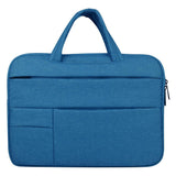 13.3 Inch Laptop Tablet Bag With Multiple Pockets And Soft Oxford Cloth Handle - Navy