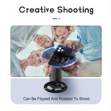 360 Rotation Follow-up Gimbal Stabilizer with 1 / 4-inch Interface - Black - White