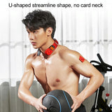 Pangao Smart Neck Massager Pulse Physiotherapy Device - White