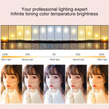 Beauty Eye Care Filling Light Holder for Live Streaming - White