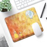 6 Piece Non Slip Mouse Pad Set 21 X 26Cm Thick Rubber Anti Skid Durable - Dumbo