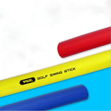 Versatile Golf Training Stick for Flexibility - 80 x 3cm Lightweight - Yellow