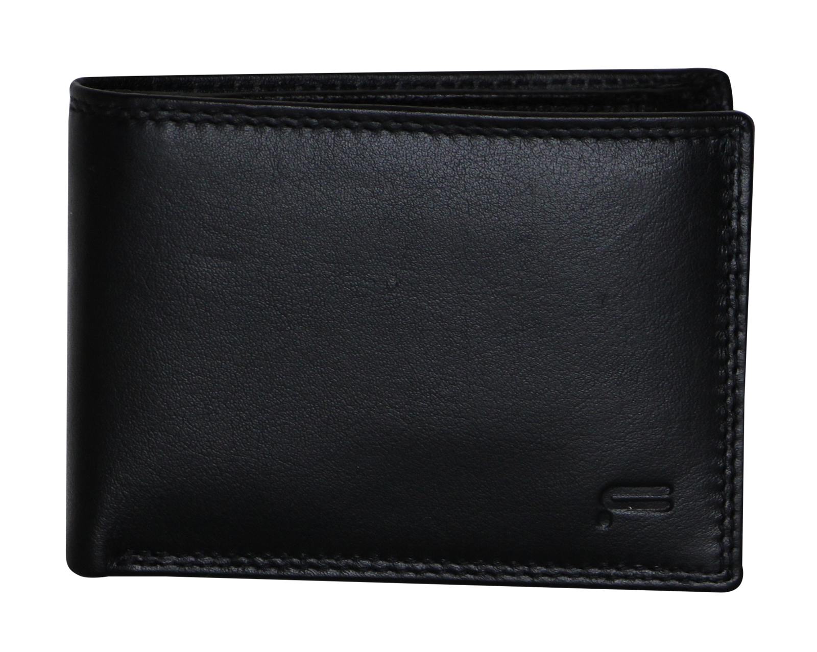 Men's Accessories: Futura Mens RFID Slim Genuine Leather Wallet - Black