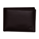 Men's Accessories: Futura Mens RFID Slim Leather Wallet - Brown