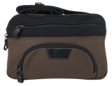 Men's Accessories: FIB Byron East West Sling Shoulder Bag Travel Adjustable Strap - Brown
