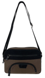Men's Accessories: FIB Byron East West Sling Shoulder Bag Travel Adjustable Strap - Brown